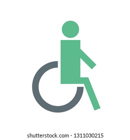 Disabled Handicap Icon. Accessible icon