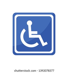 Disabled Handicap Icon . Invalid symbol