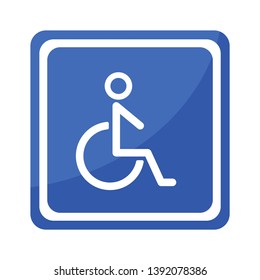 Disabled Handicap Icon . Invalid symbol