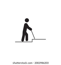 Disabled Handicap icon. Disabled Handicap set symbol vector elements for infographic web.