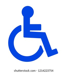 Disabled handicap icon. Vector illustration
