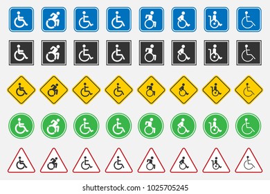 Disabled Handicap Icons