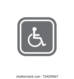 Disabled handicap sign