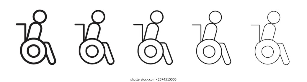 Symbol-Design, Logo, App, Benutzeroberfläche deaktiviert. Vektorgrafik, EPS