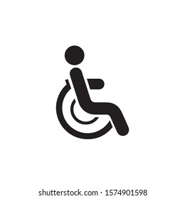 Disabled icon illustration isolated vector sign symbol