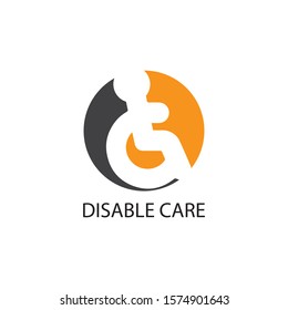 Disabled icon illustration isolated vector sign symbol