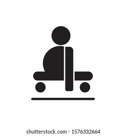 Disabled icon illustration isolated vector sign symbol