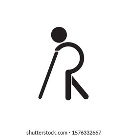 Disabled icon illustration isolated vector sign symbol