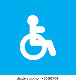 disabled icon illustration isolated vector sign symbol