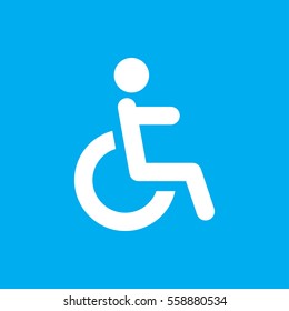 disabled icon illustration isolated vector sign symbol