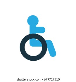 disabled icon illustration isolated vector sign symbol