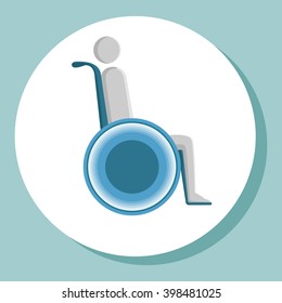 Disabled Icon . Invalid symbol . Vector illustration