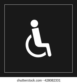 disabled icon. invalid vector illustration