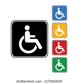 Disabled icon logo