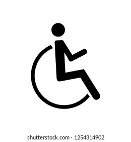 disabled icon on white