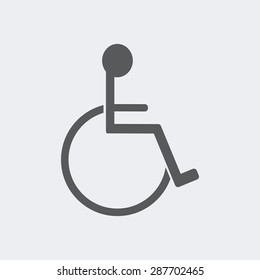 Disabled icon sign 