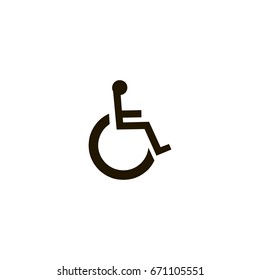 disabled icon. sign design