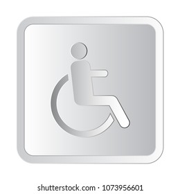 Disabled icon sign vector illustration