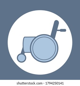 disabled icon sign vector wheelchair handicap symbol