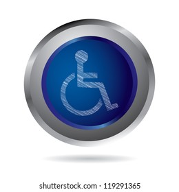 Disabled icon with special design