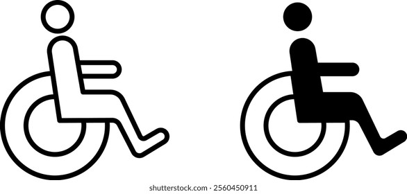 "Disabled Icon - Symbol of Accessibility, Limitations, and Health"