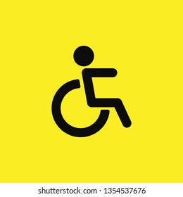 disabled icon vector