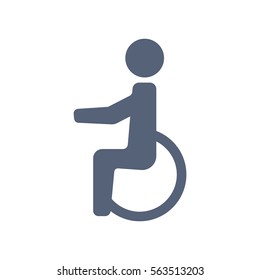 Disabled Icon Vector flat design style