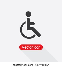 Disabled Icon Vector Illustration Eps10