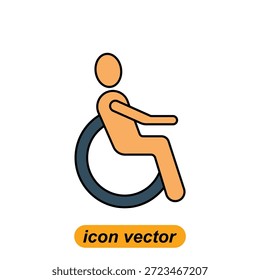 disabled icons. Flat illustrations of disabled vector icons for the web. Vector illustrations of company icons.