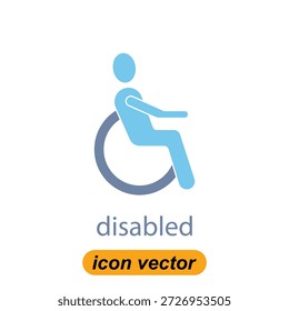 disabled icons. Flat illustrations of disabled vector icons for the web. Vector illustrations of company icons.