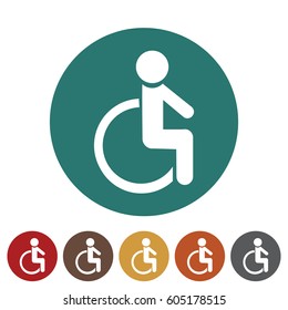 Disabled icon.Vector illustration
