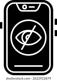 Diseño de icono de Vector de línea deshabilitado