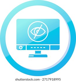 Diseño de icono de Vector de línea deshabilitado