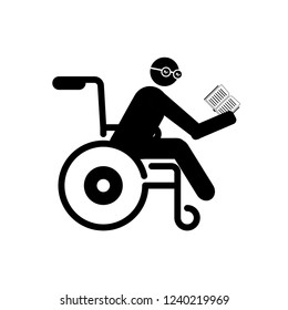 Disabled men icon
