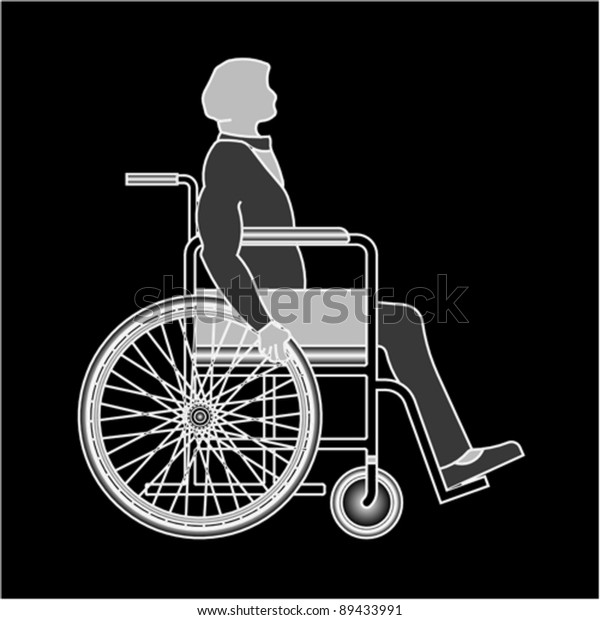 disabled\
people wheelchair ramp icon sign,\
vector\

