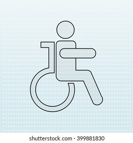 disabled person  design 
