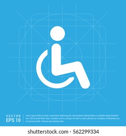 Disabled person icon