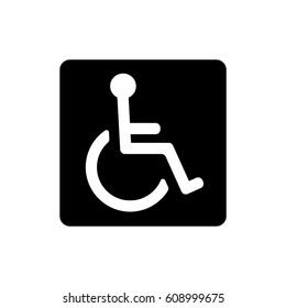 Disabled person icon