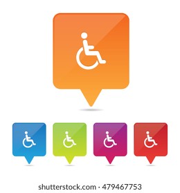 Disabled Person Pins