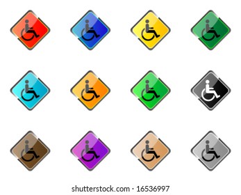signo de persona con discapacidad
