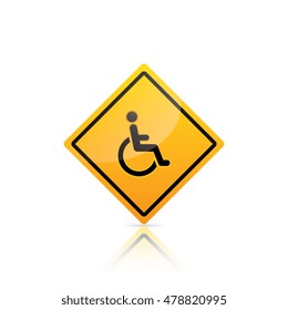 Disabled Person Sign