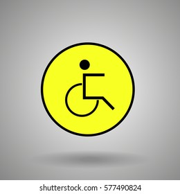 disabled person sign 