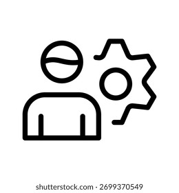Disabled Settings icon set featuring modern minimal design, representing restricted options, inactive controls, locked preferences, and system limitations.