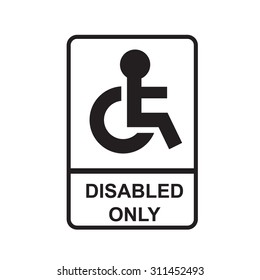 Disabled Sign