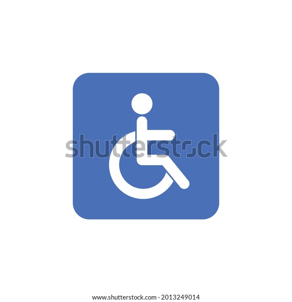 disabled sign icon for\
apps and web sites
