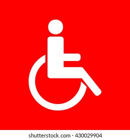 Disabled sign illustration