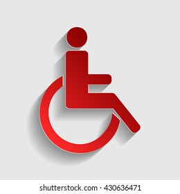 Disabled sign illustration