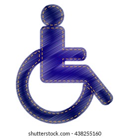 Disabled sign illustration