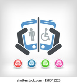 Disabled social network