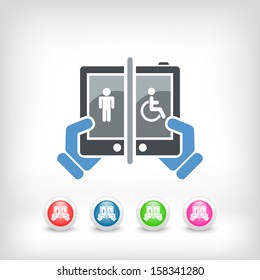 Disabled social network